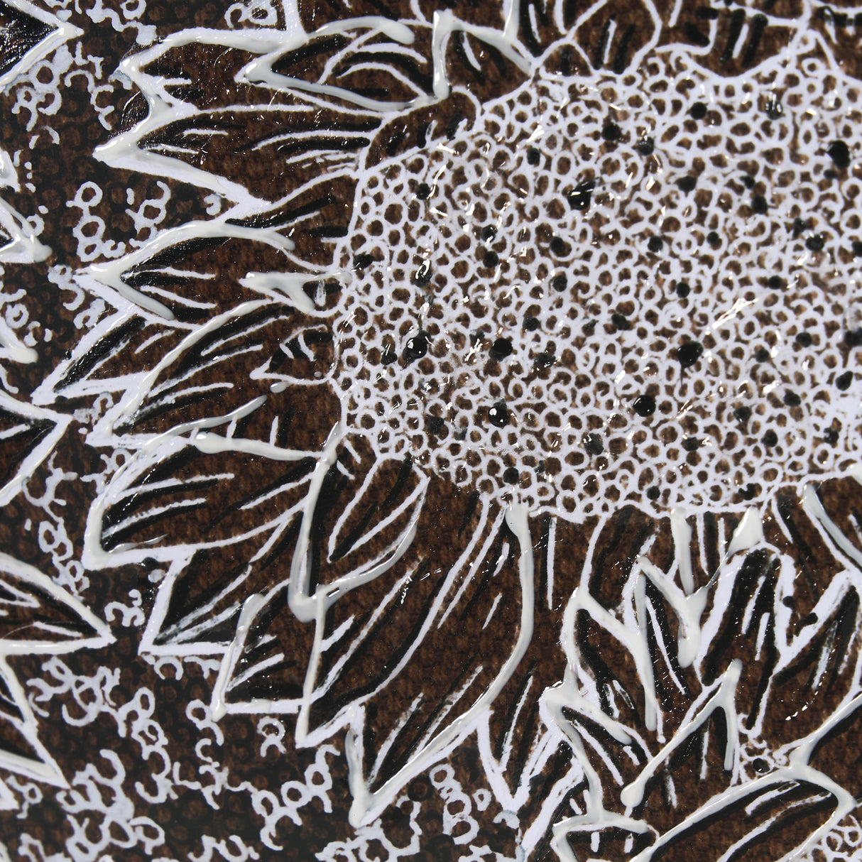 Sunflower Fest II by Mercana Studio a Hand Embellished Textured Framed Art Print Matted under Glass from Mercana - Luna Furniture