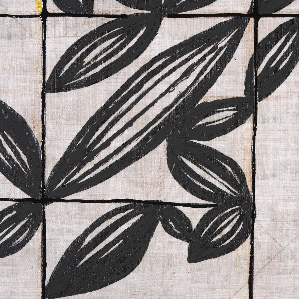 Papyrus Foliage II by Mercana Studio a Hand Embellished Textured Framed Art Print from Mercana - Luna Furniture