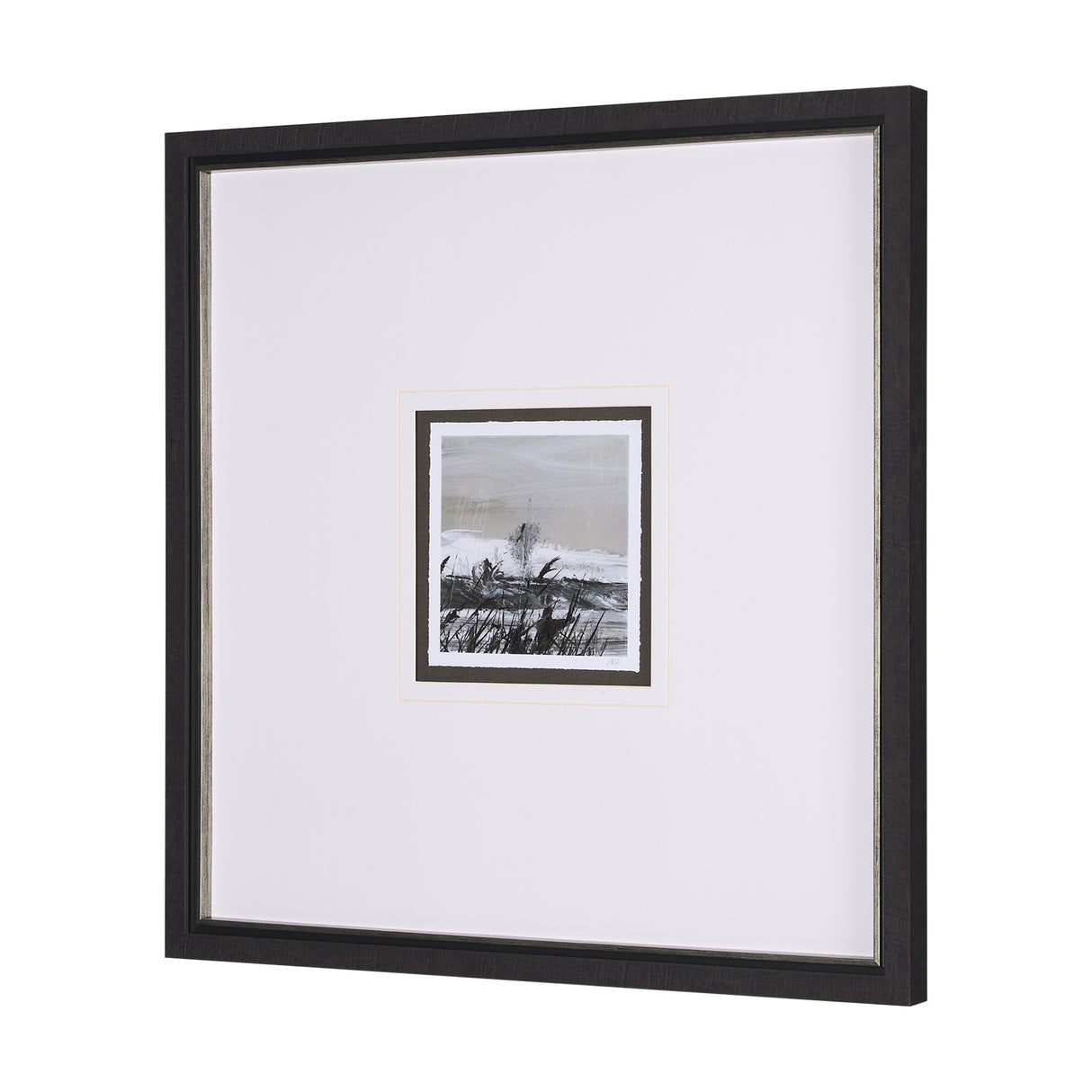 Winter Day III by Mercana Studio a Hand Embellished Textured Framed Art Print Matted under Glass from Mercana - Luna Furniture