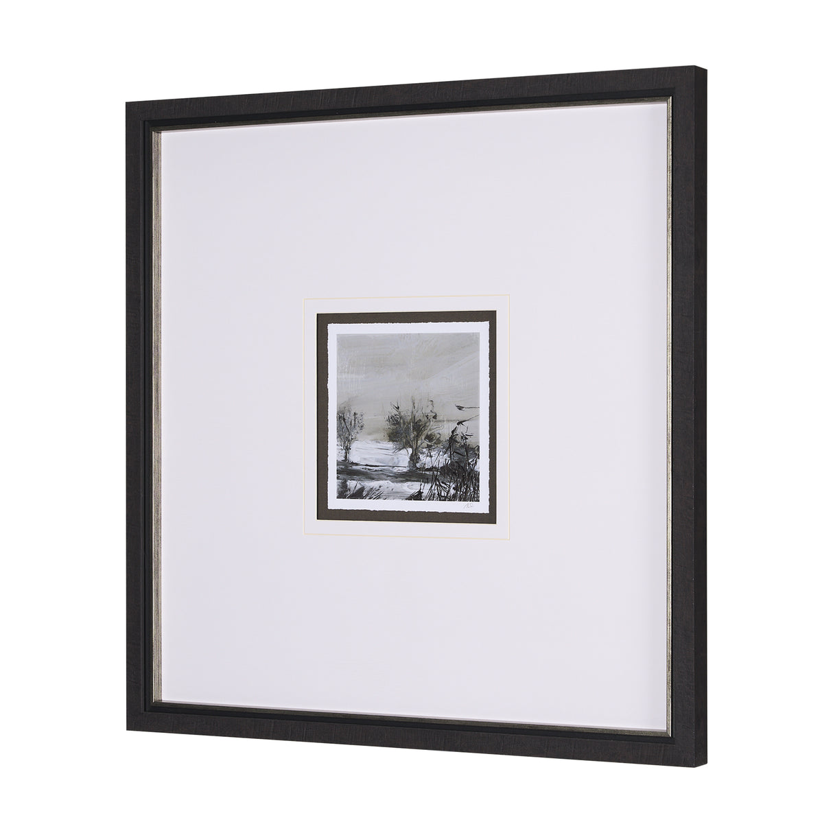 Winter Day IV by Mercana Studio a Hand Embellished Textured Framed Art Print Matted under Glass from Mercana - Luna Furniture
