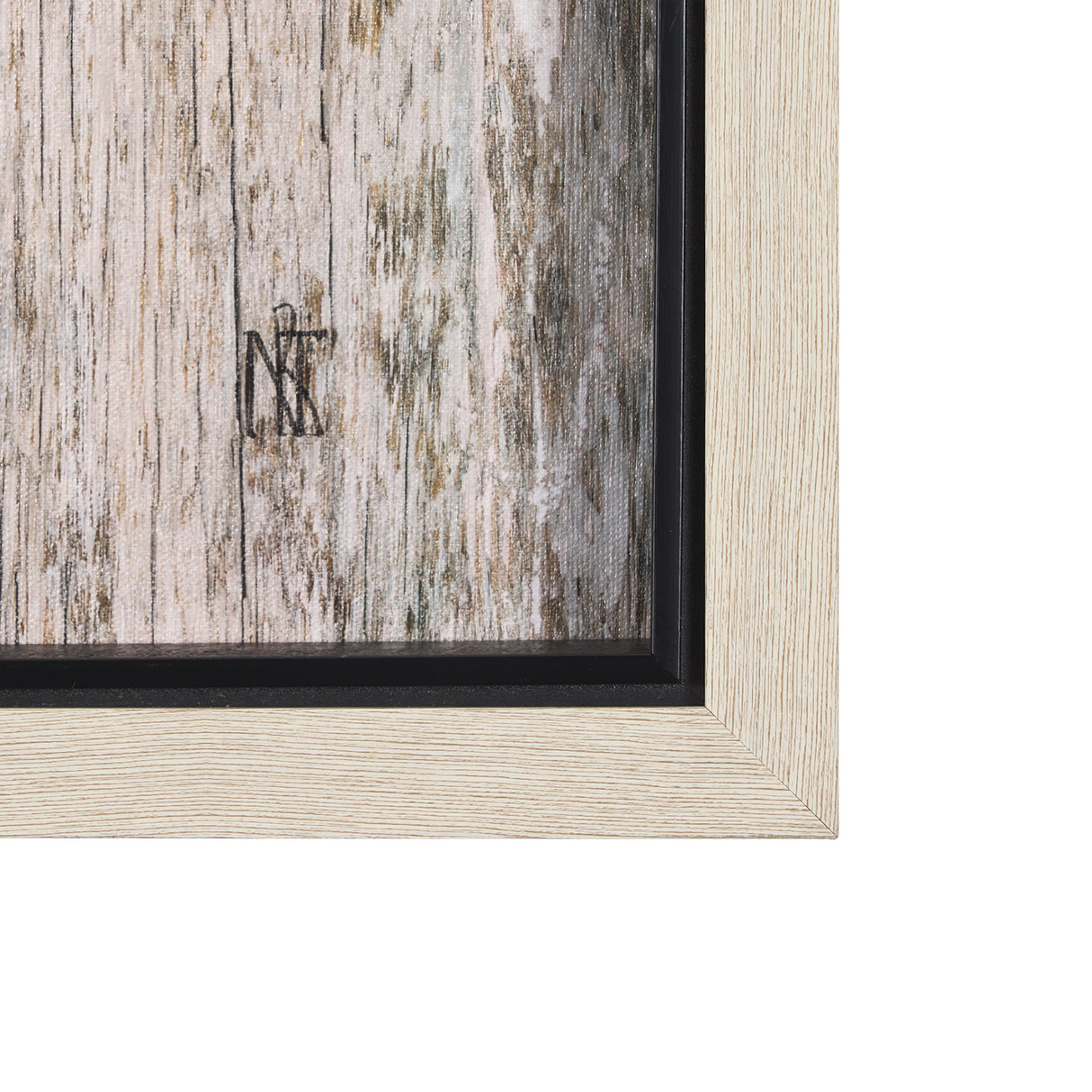 Wood Grain Sea Plant I by Mercana Studio a Hand Embellished Textured Framed Art Print from Mercana - Luna Furniture