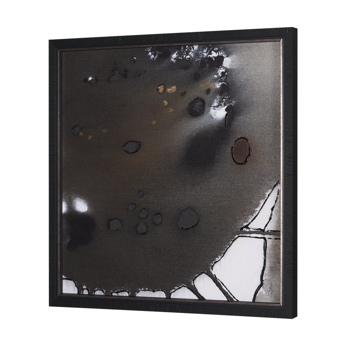 Tributary III by Mercana Studio a Hand Embellished Textured Framed Art Print from Mercana - Luna Furniture