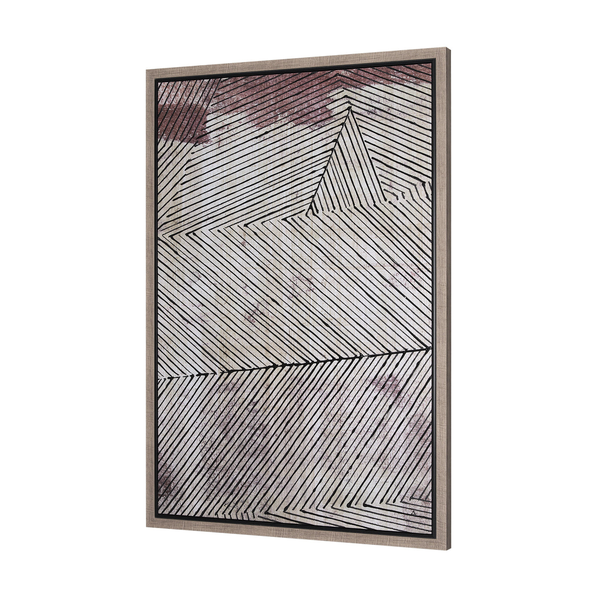 Papyrus Texture II by Mercana Studio a Hand Embellished Textured Framed Canvas from Mercana - Luna Furniture