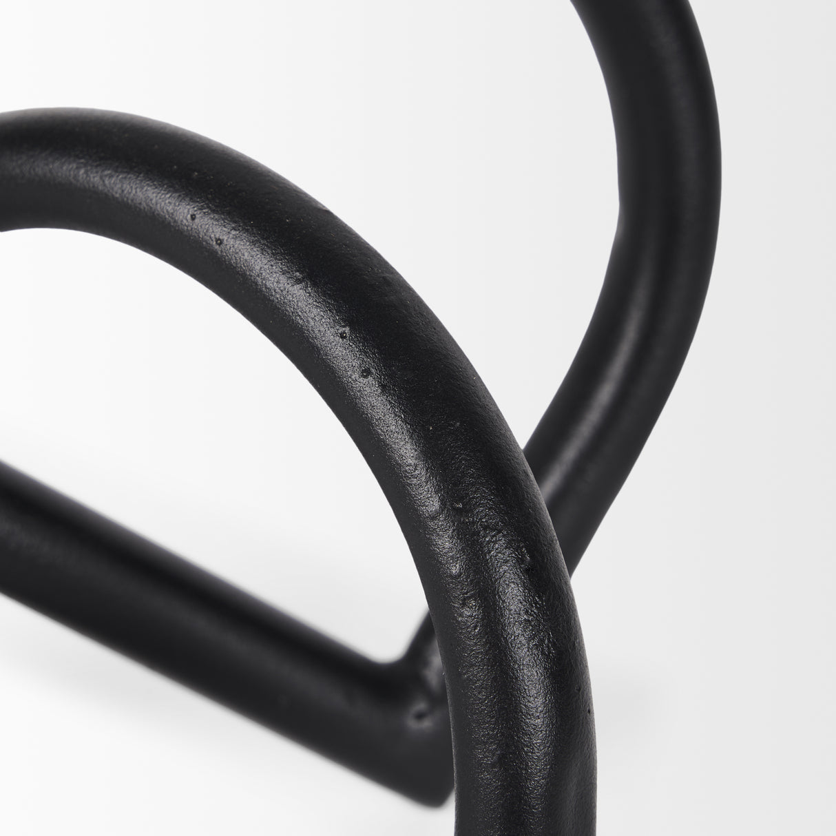 Locke Large Matte Black Metal Decorative Object from Mercana - Luna Furniture