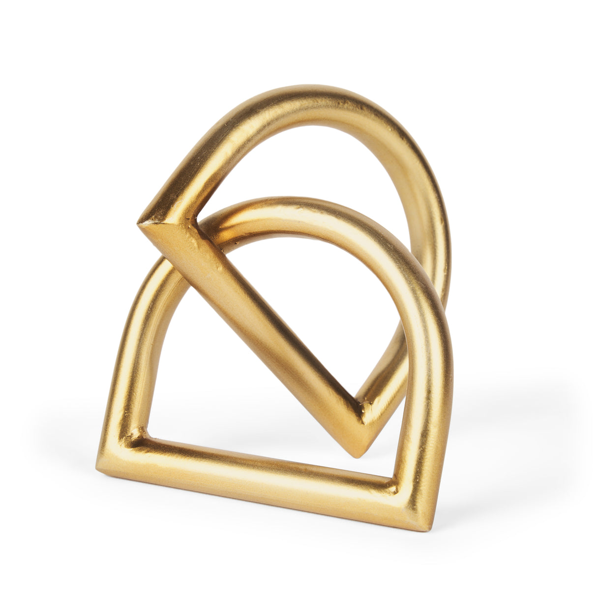 Locke Small Matte Gold Metal Decorative Object from Mercana - Luna Furniture