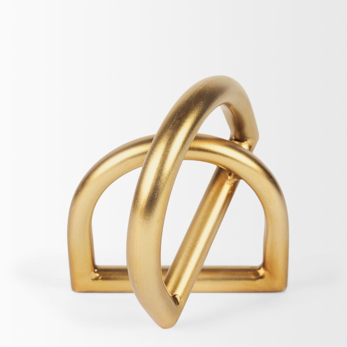 Locke Small Matte Gold Metal Decorative Object from Mercana - Luna Furniture