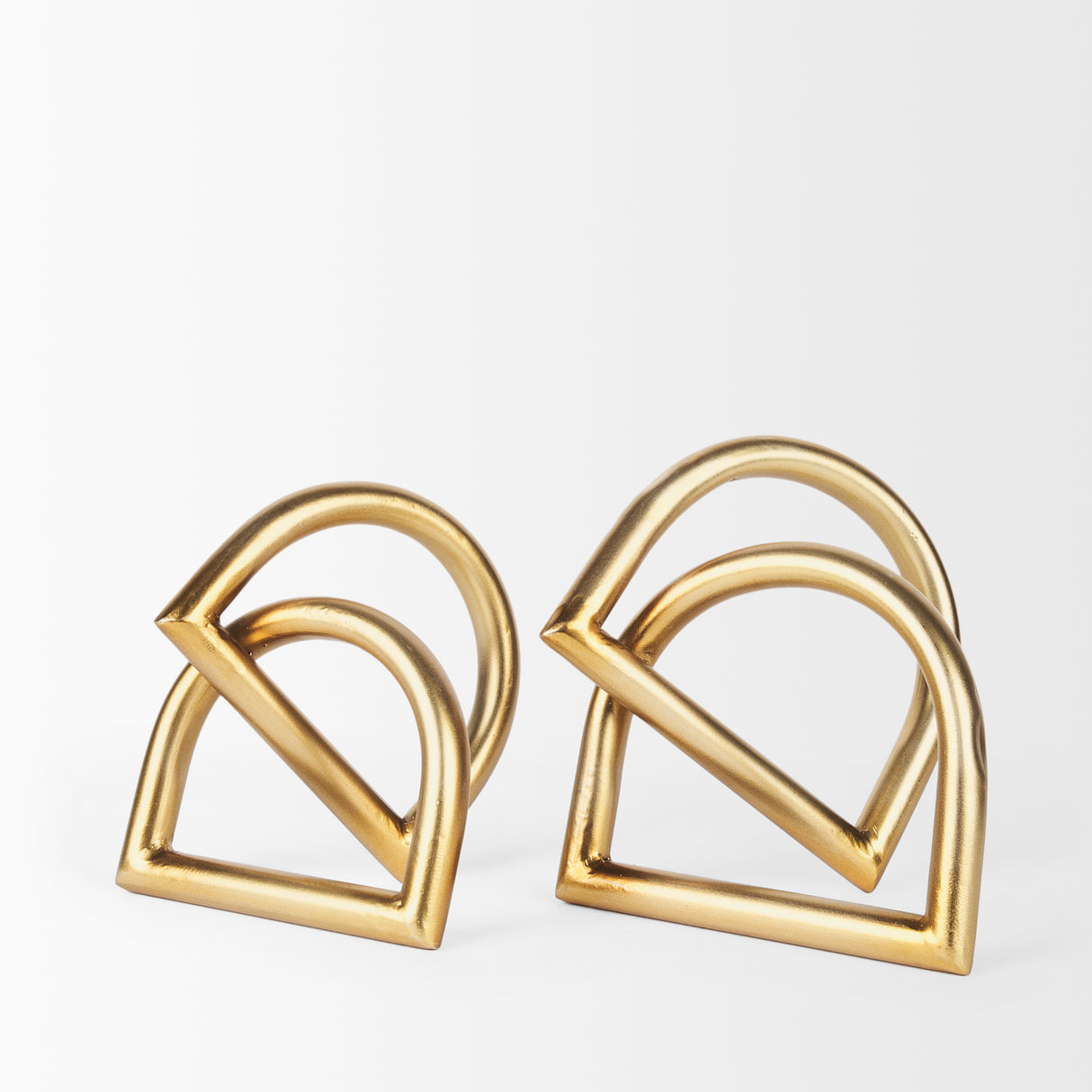 Locke Small Matte Gold Metal Decorative Object from Mercana - Luna Furniture