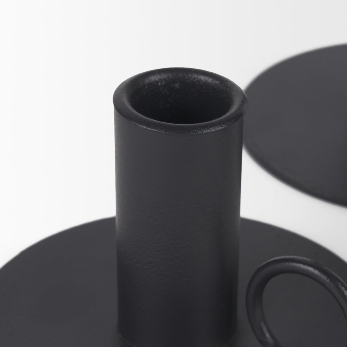 Noir Matte Black Metal Candle Holders (Set of 3) from Mercana - Luna Furniture