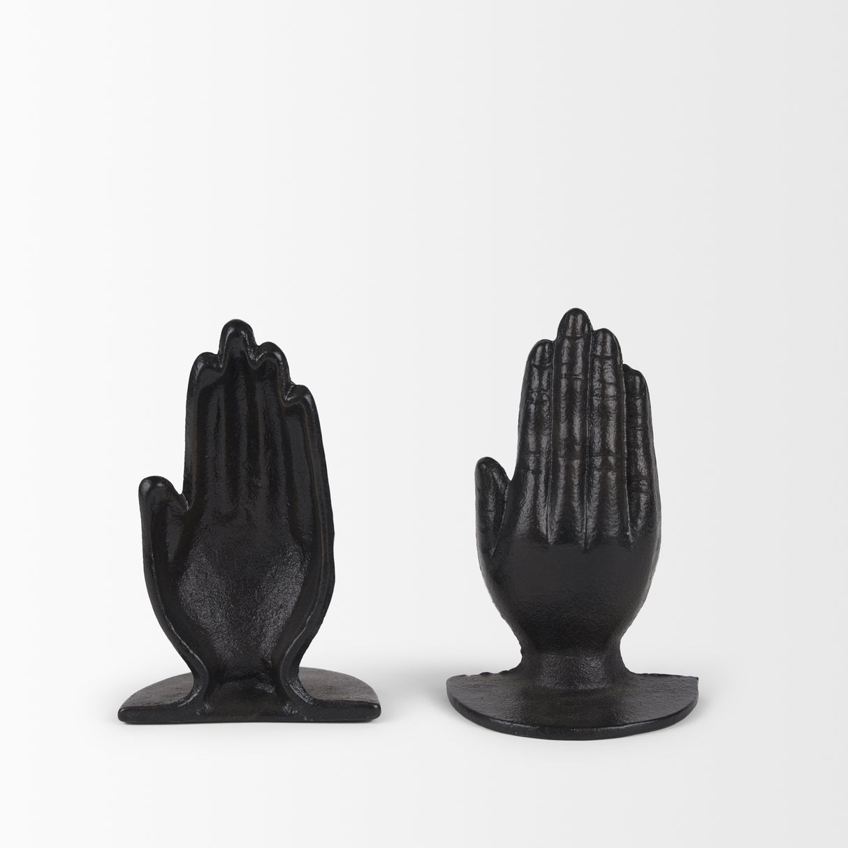 Praying Hands Bronze Cast Iron Book Ends from Mercana - Luna Furniture