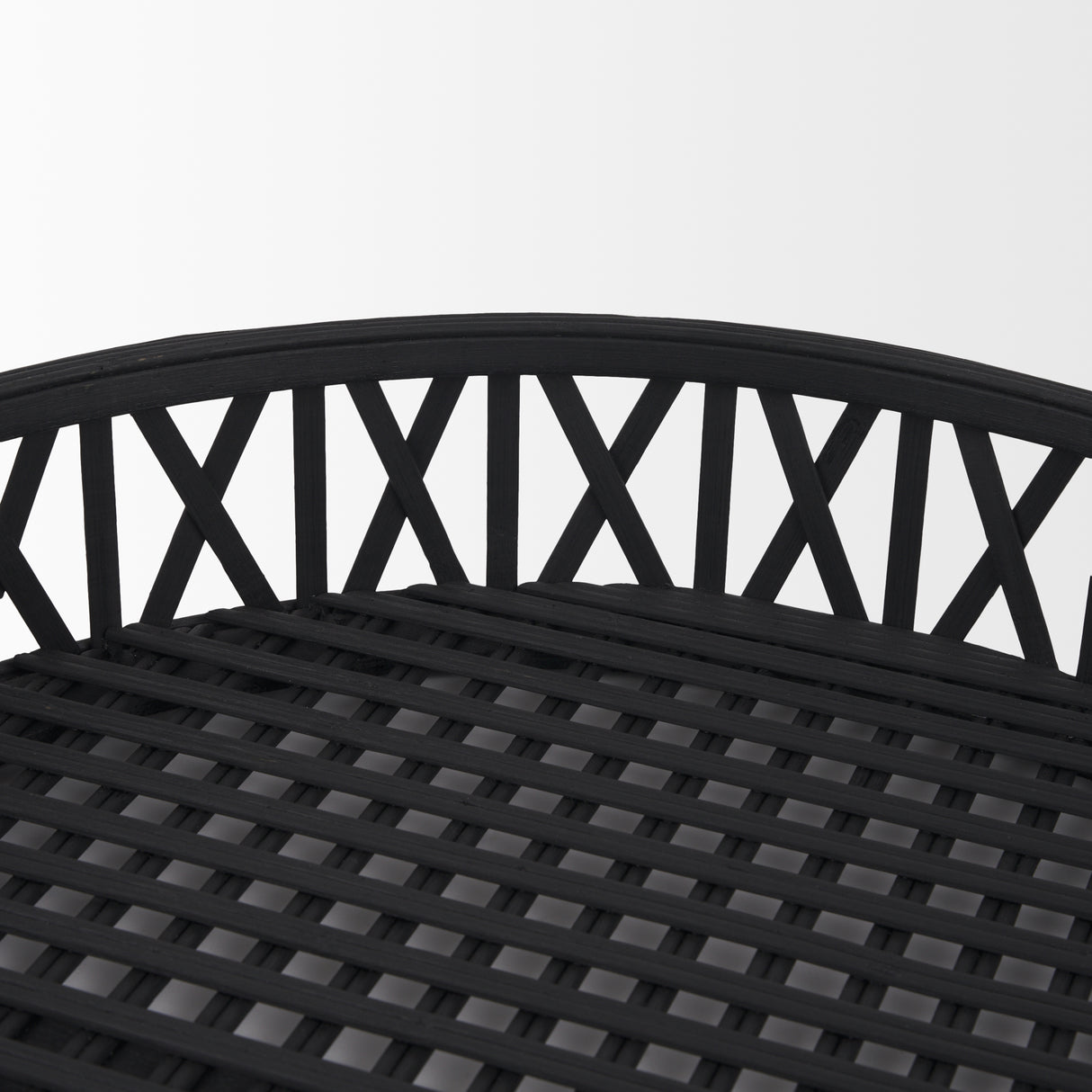 Thea Matte Black Wicker Trays (Set of 2) from Mercana - Luna Furniture