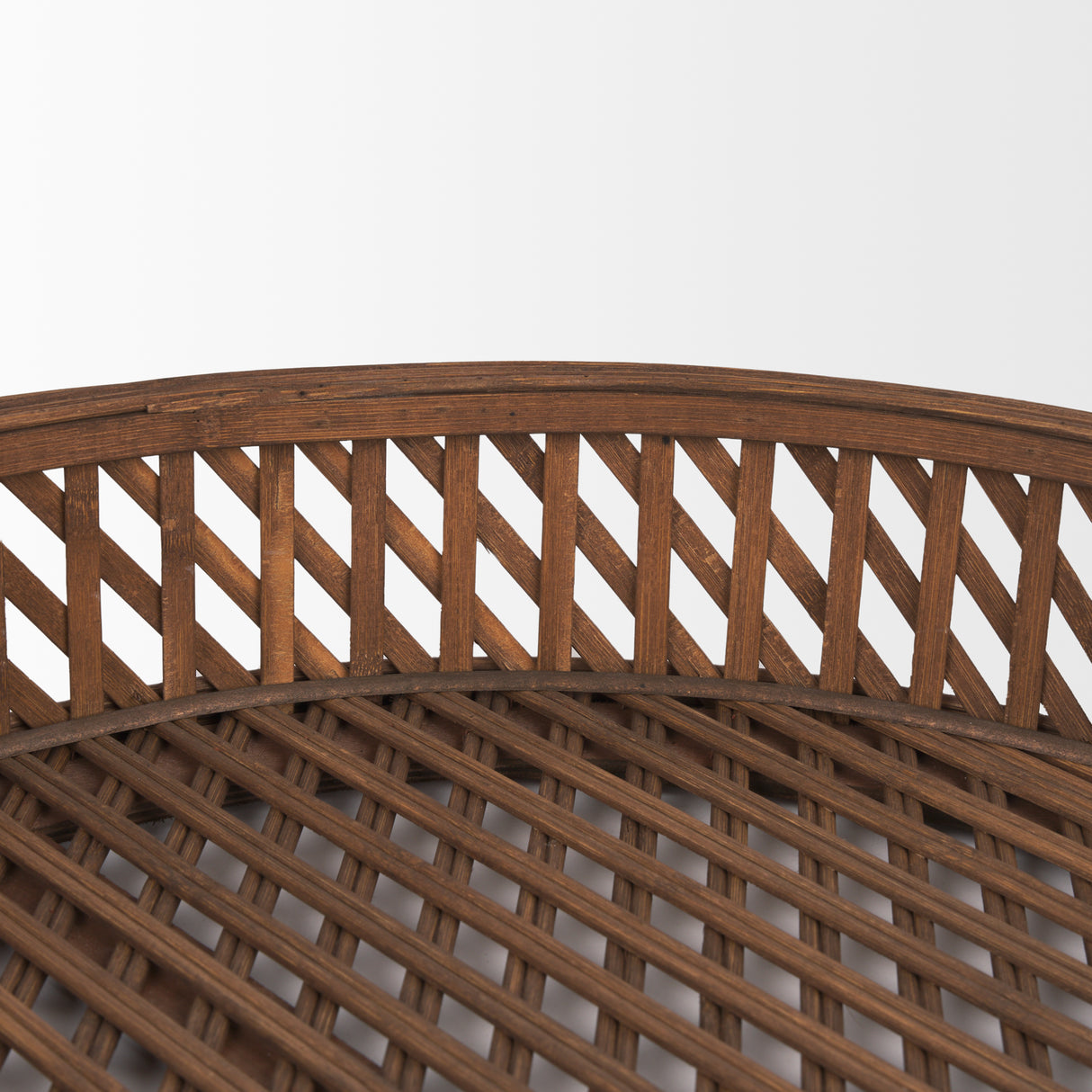 Thala Medium Brown Round Wicker Tray (Set of 2) from Mercana - Luna Furniture