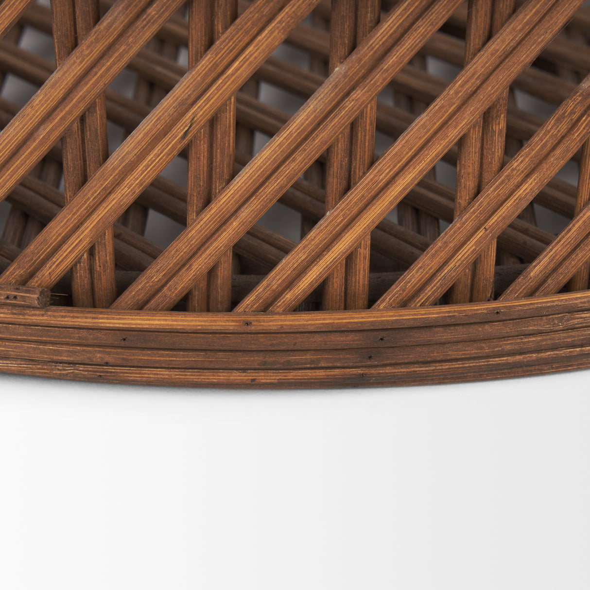 Thala Medium Brown Round Wicker Tray (Set of 2) from Mercana - Luna Furniture