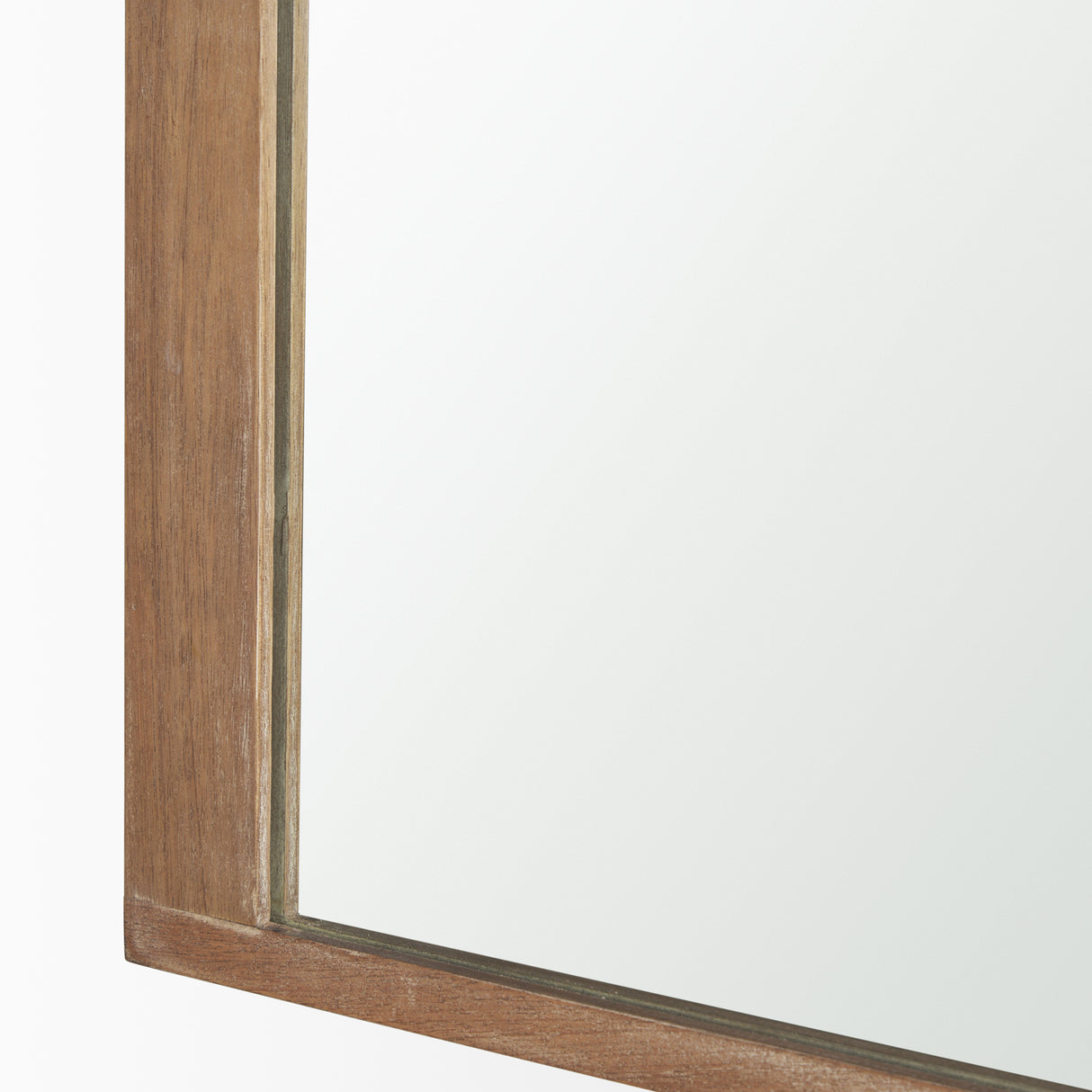 Celeste Light Brown Wood Medium Arched Mirror from Mercana - Luna Furniture