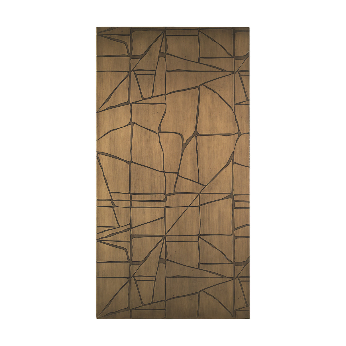Roho Painted Gold Metal Wall Art from Mercana - Luna Furniture