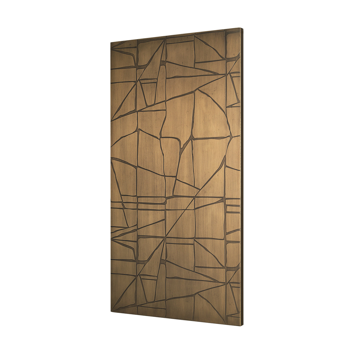 Roho Painted Gold Metal Wall Art from Mercana - Luna Furniture