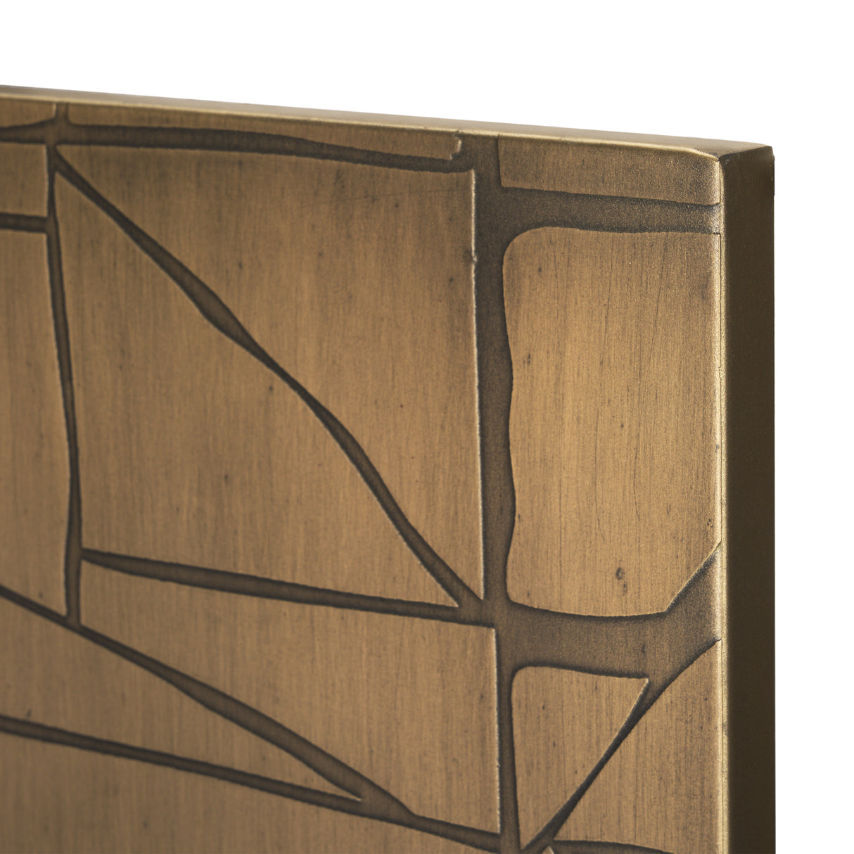 Roho Painted Gold Metal Wall Art from Mercana - Luna Furniture