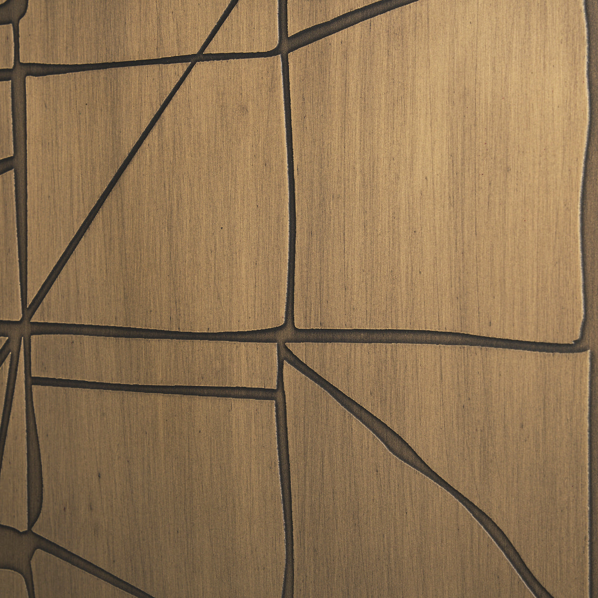 Roho Painted Gold Metal Wall Art from Mercana - Luna Furniture