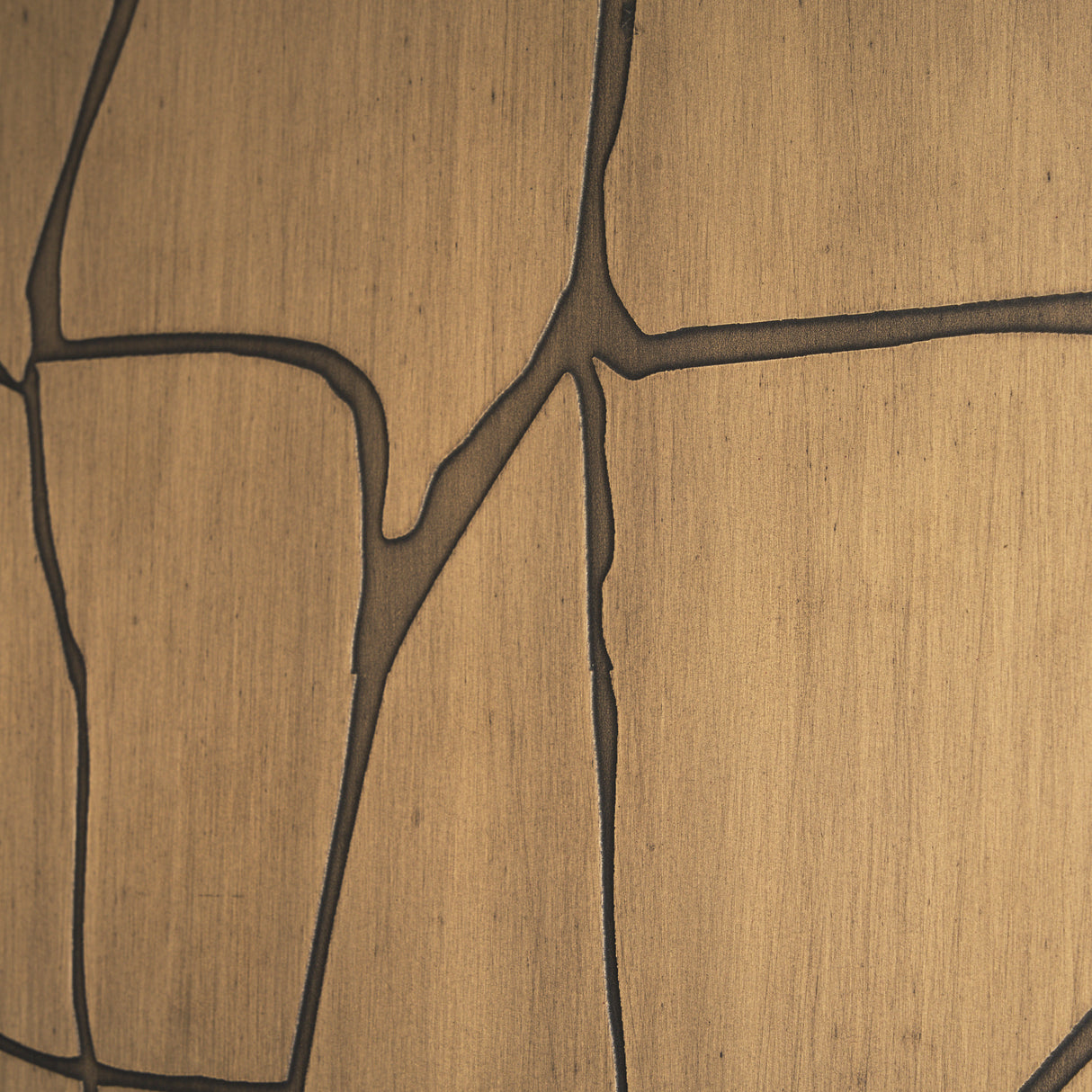 Roho Painted Gold Metal Wall Art from Mercana - Luna Furniture
