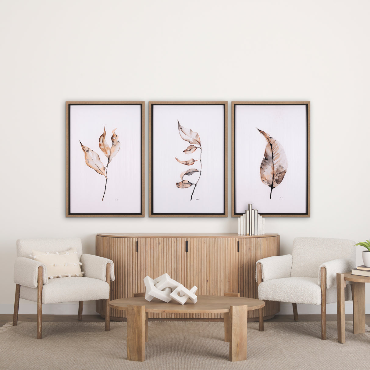 Autumn Message I by Mercana Studio a Hand Embellished Textured Framed Art Print from Mercana - Luna Furniture