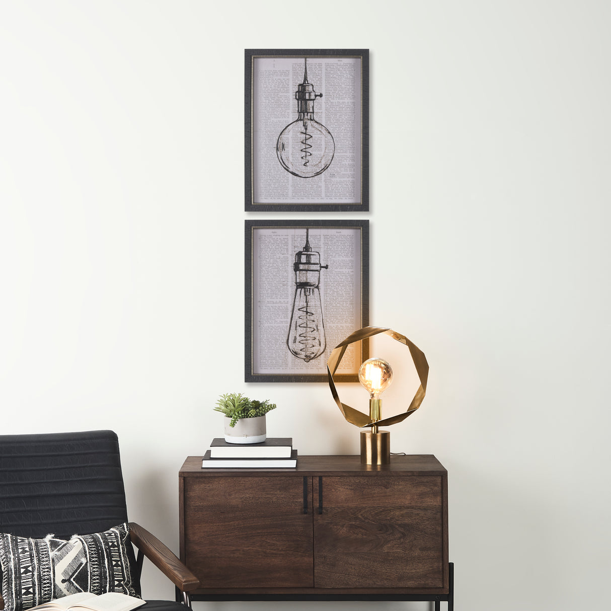 Vintage Page I by Mercana Studio a Hand Embellished Textured Framed Art Print from Mercana - Luna Furniture
