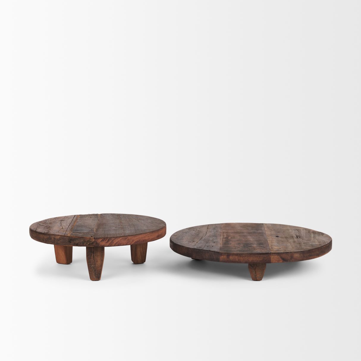 Iza Medium Brown Wooden Riser (Set of 2) from Mercana - Luna Furniture