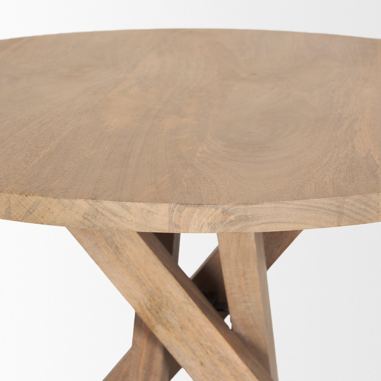 Solana Light Brown Wood Foyer Table from Mercana - Luna Furniture