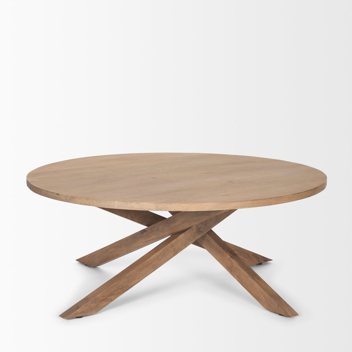 Solana Light Brown Wood Coffee Table from Mercana - Luna Furniture