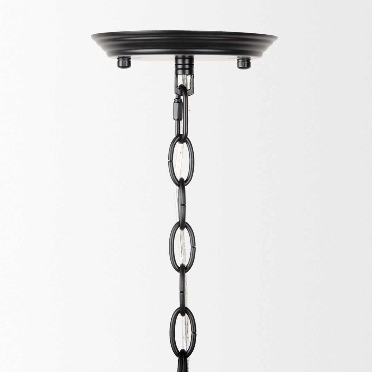 Gabriel Large Matte Black Chandelier from Mercana - Luna Furniture