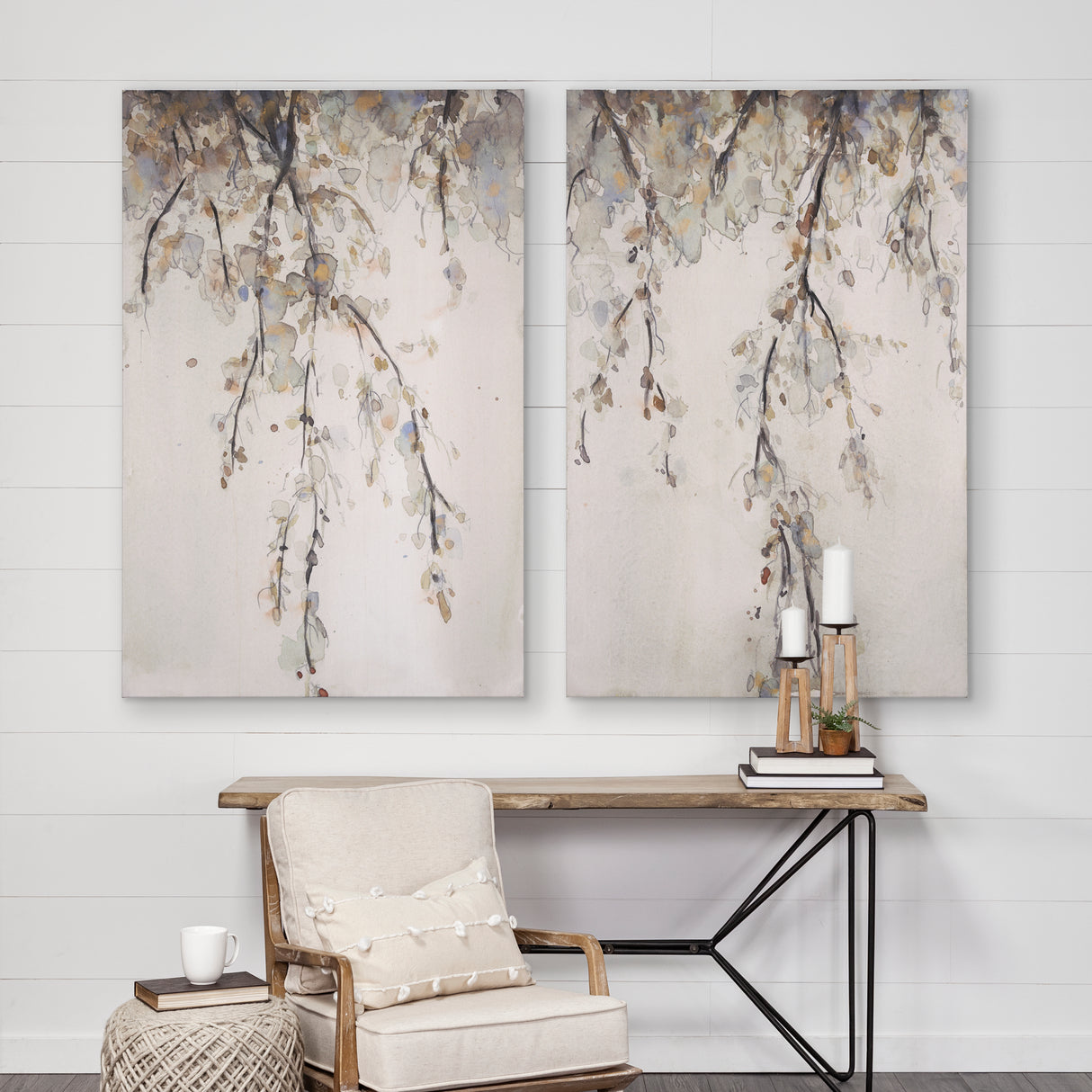Casual Shade II by Samuel Dixon a Hand Embellished Textured Canvas from Mercana - Luna Furniture