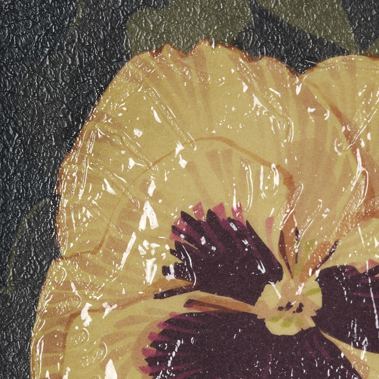 Flower Portrait I by Mercana Studio a Hand Embellished Textured Framed Art Print Matted under Glass from Mercana - Luna Furniture