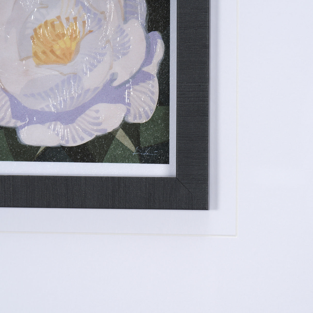 Flower Portrait V by Mercana Studio a Hand Embellished Textured Framed Art Print Matted under Glass from Mercana - Luna Furniture