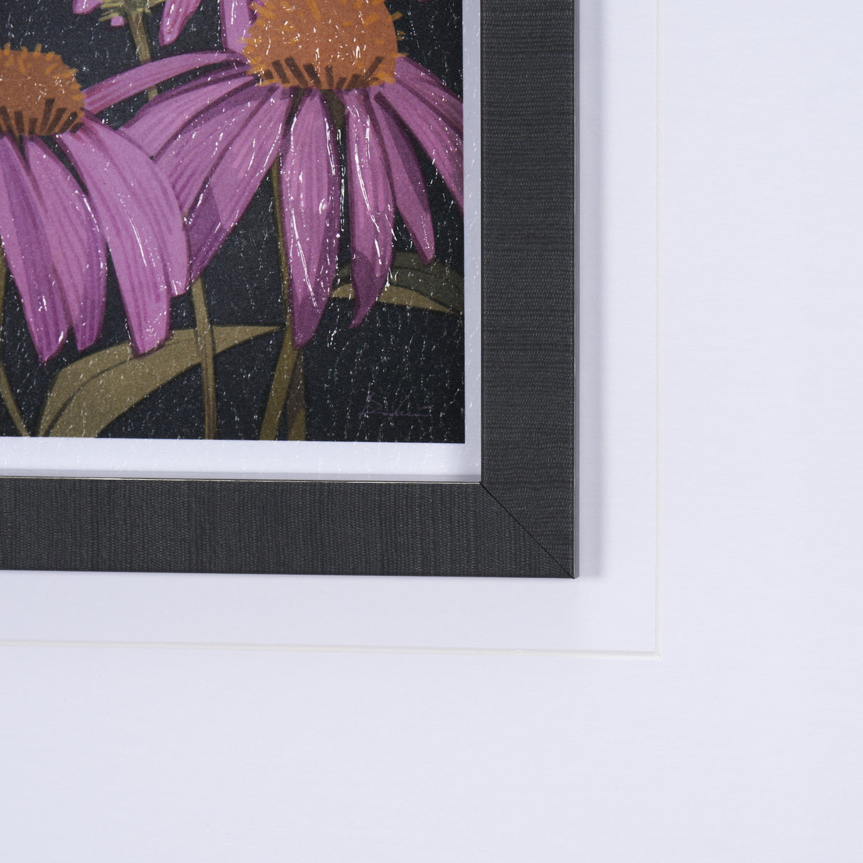 Flower Portrait VI by Mercana Studio a Hand Embellished Textured Framed Art Print Matted under Glass from Mercana - Luna Furniture