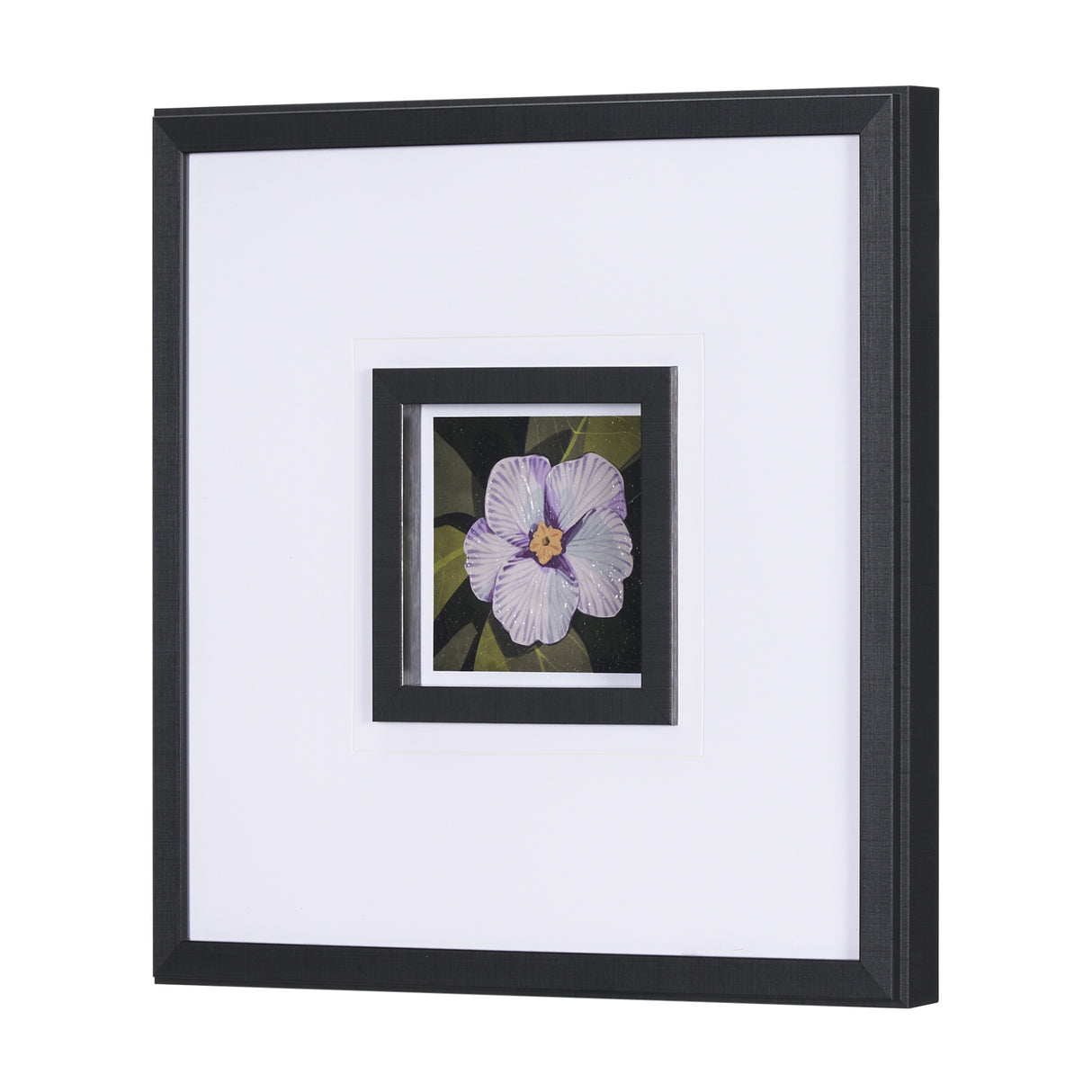 Flower Portrait VII by Mercana Studio Hand Embellished Textured Framed Art Print Matted under Glass from Mercana - Luna Furniture