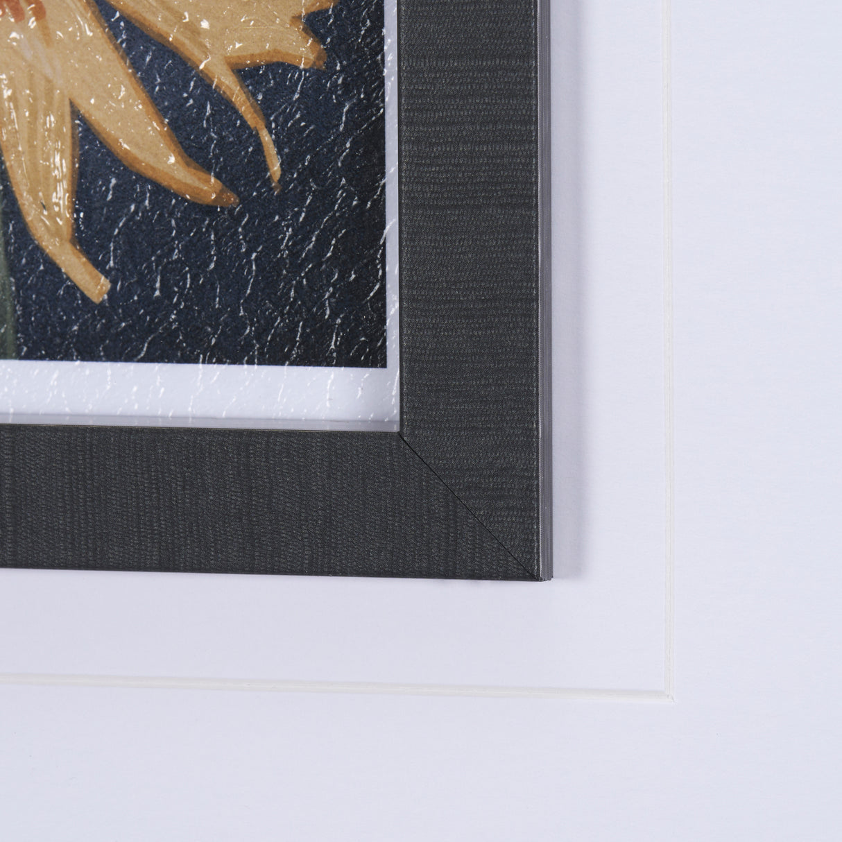 Flower Portrait IX by Mercana Studio a Hand Embellished Textured Framed Art Print Matted under Glass from Mercana - Luna Furniture