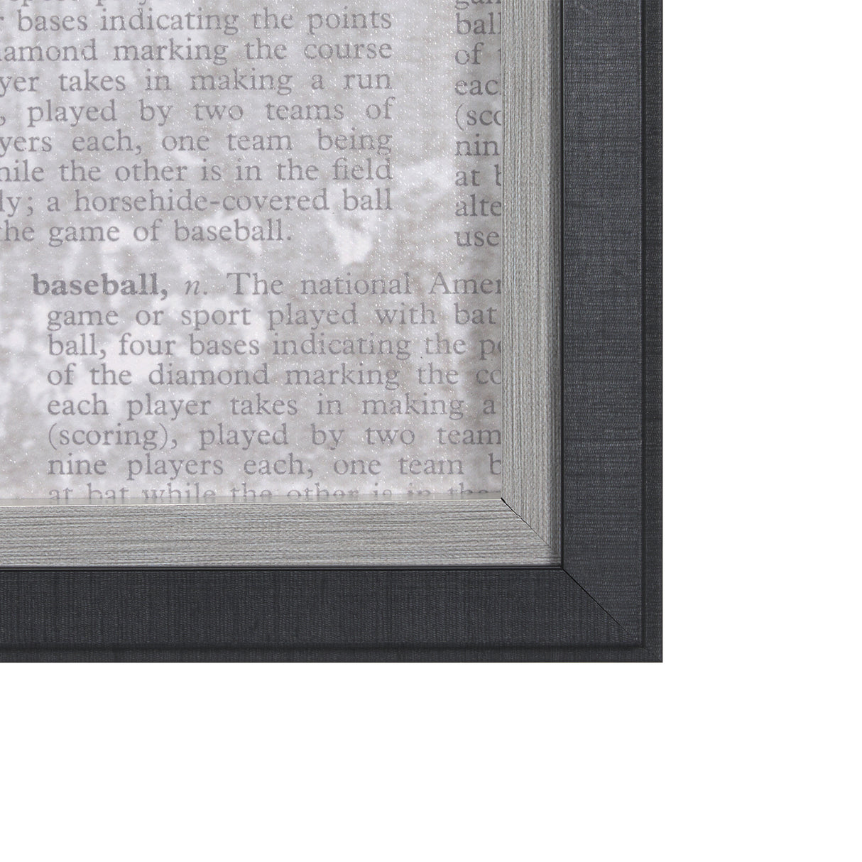 Definition of Sport I by Mercana Studio a Hand Embellished Textured Framed Art Print from Mercana - Luna Furniture
