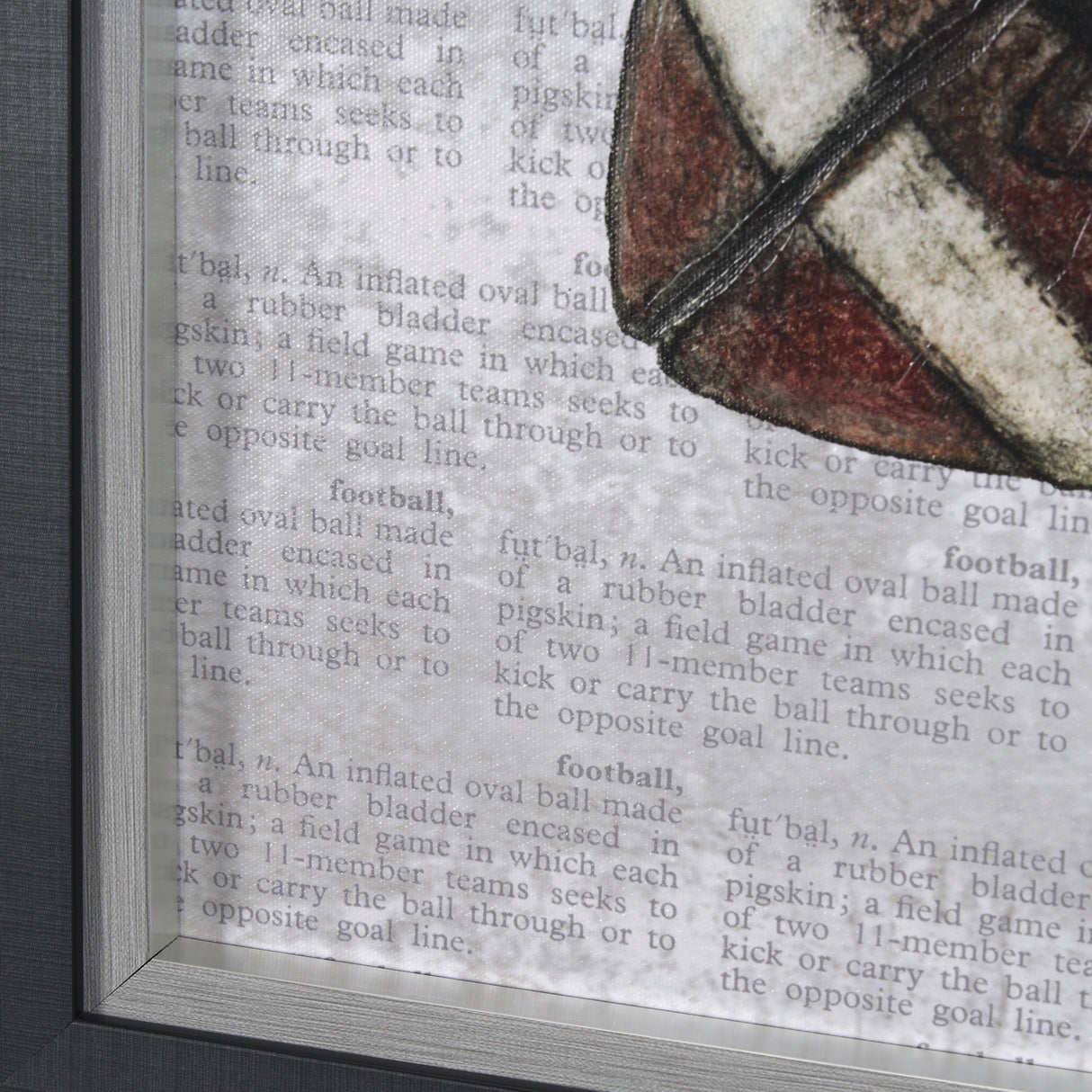 Definition of Sport III by Mercana Studio a Hand Embellished Textured Framed Art Print from Mercana - Luna Furniture