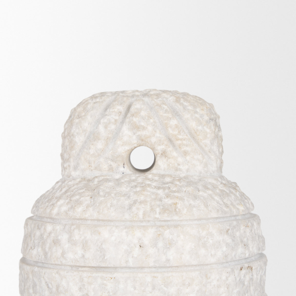 Irina Small White Marble Door Stopper from Mercana - Luna Furniture