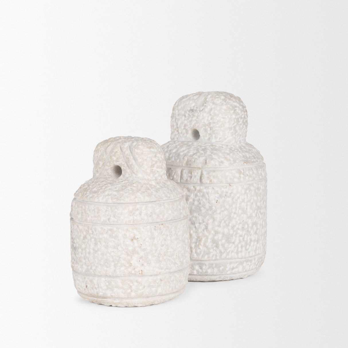 Irina Small White Marble Door Stopper from Mercana - Luna Furniture