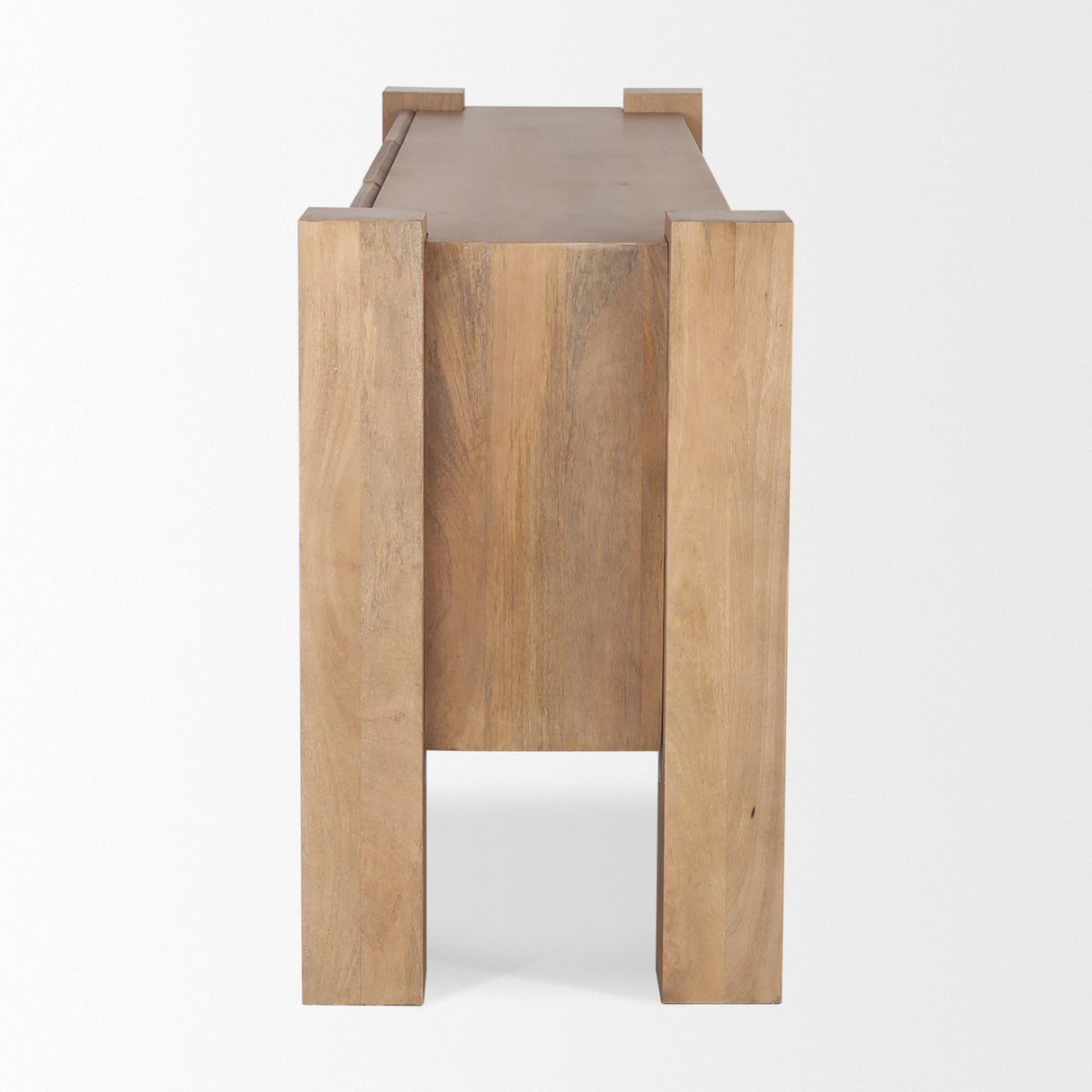 Beth Light Brown Wood w/ 3 Doors Sideboard from Mercana - Luna Furniture