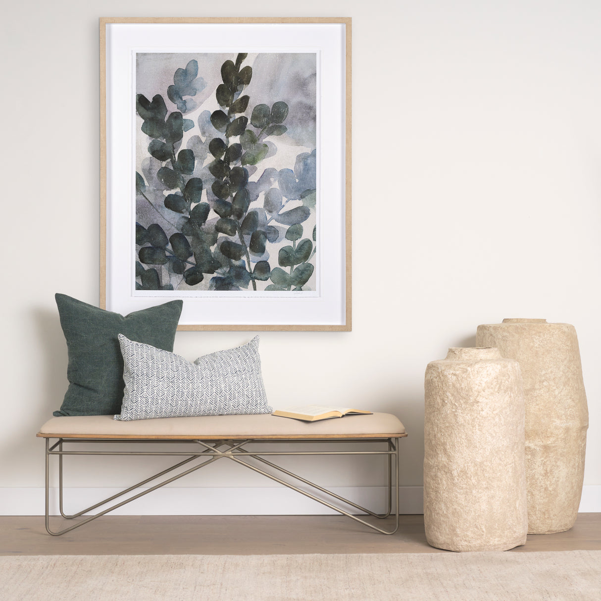 Jack Green Linen Square Decorative Pillow Cover from Mercana - Luna Furniture