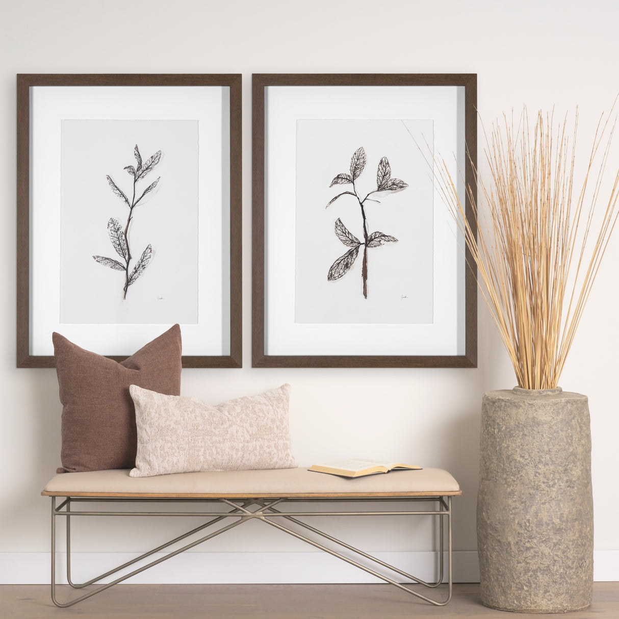 Olive Branch II by Gabrielle a Framed Art Print Matted under Glass from Mercana - Luna Furniture