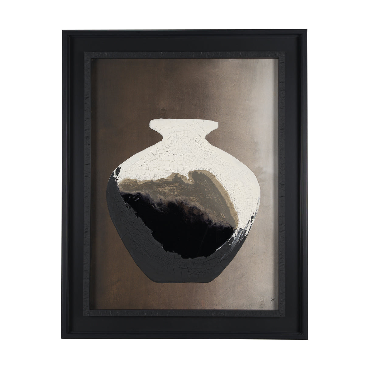 Unearthed Vessel I by Studio M a handmade Original Framed Artwork under Glass from Mercana - Luna Furniture