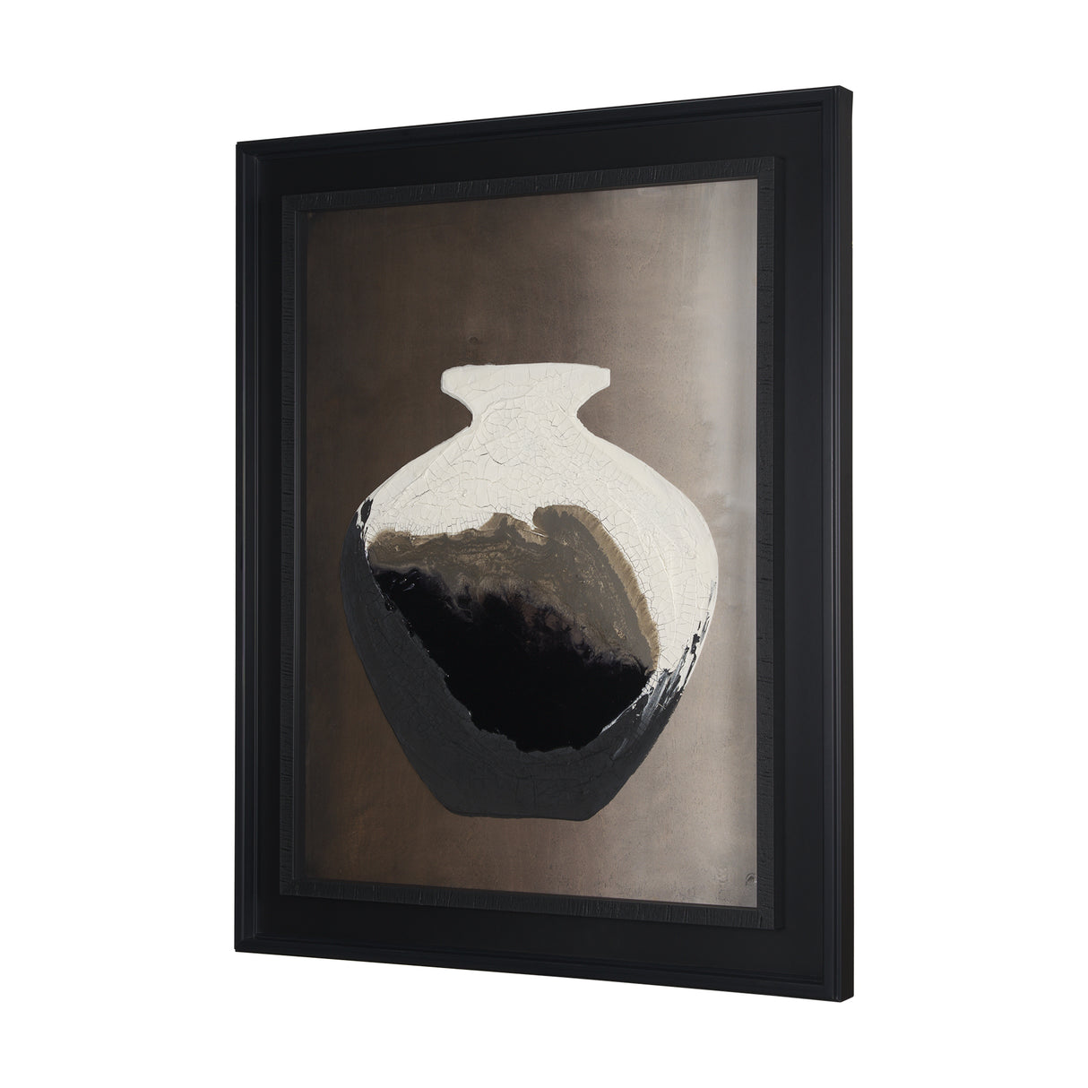 Unearthed Vessel I by Studio M a handmade Original Framed Artwork under Glass from Mercana - Luna Furniture