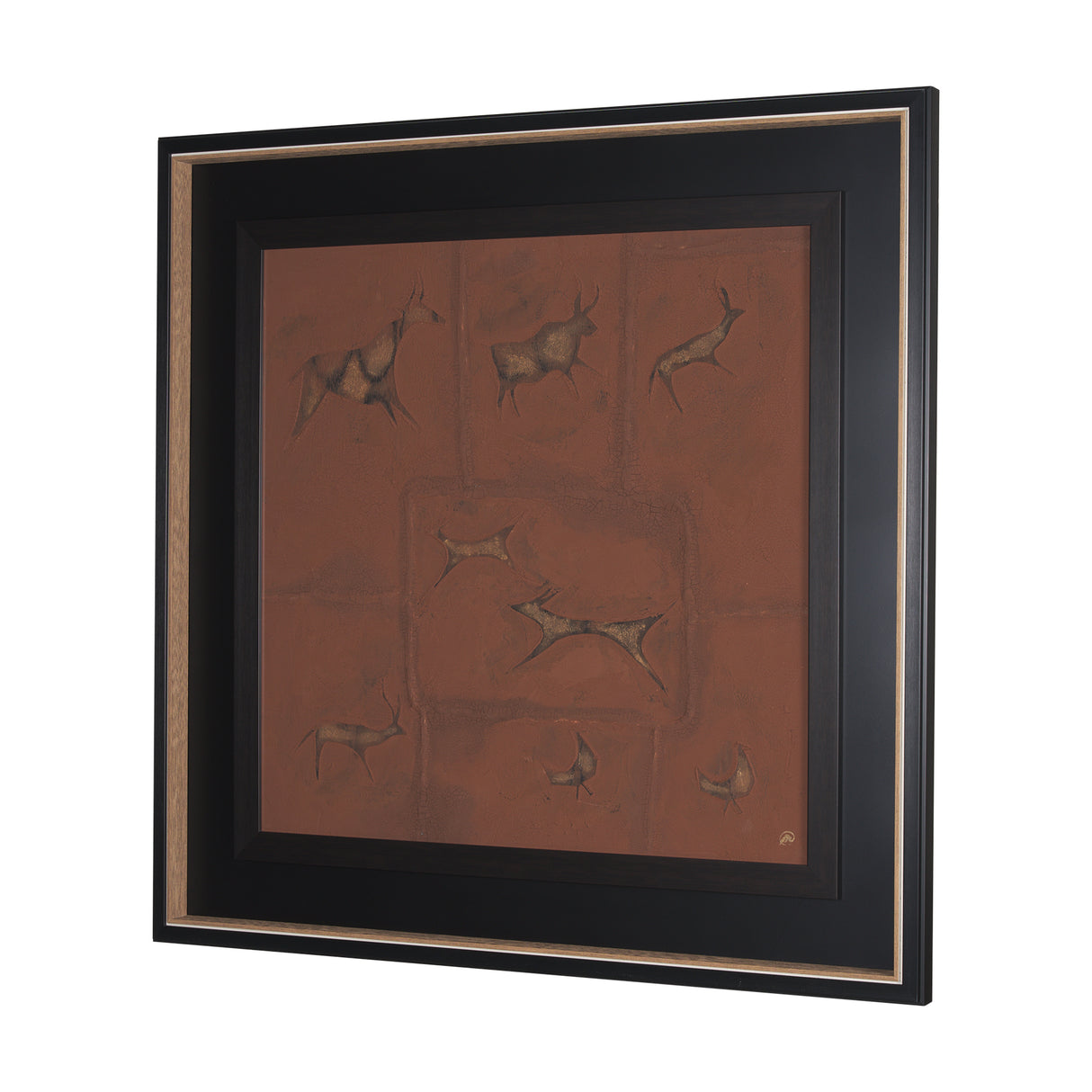 Stone Age II by Studio M a handmade Original Framed Artwork under Glass from Mercana - Luna Furniture