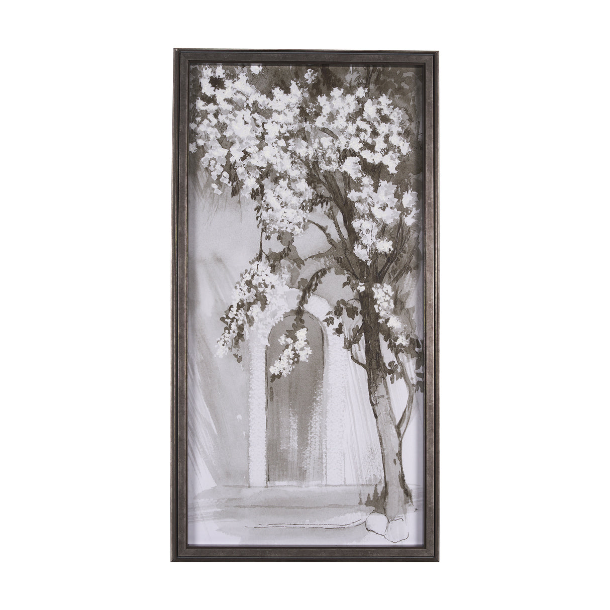 Blossoming Tree I by Mercana Studio a Hand Embellished Textured Framed Art Print from Mercana - Luna Furniture