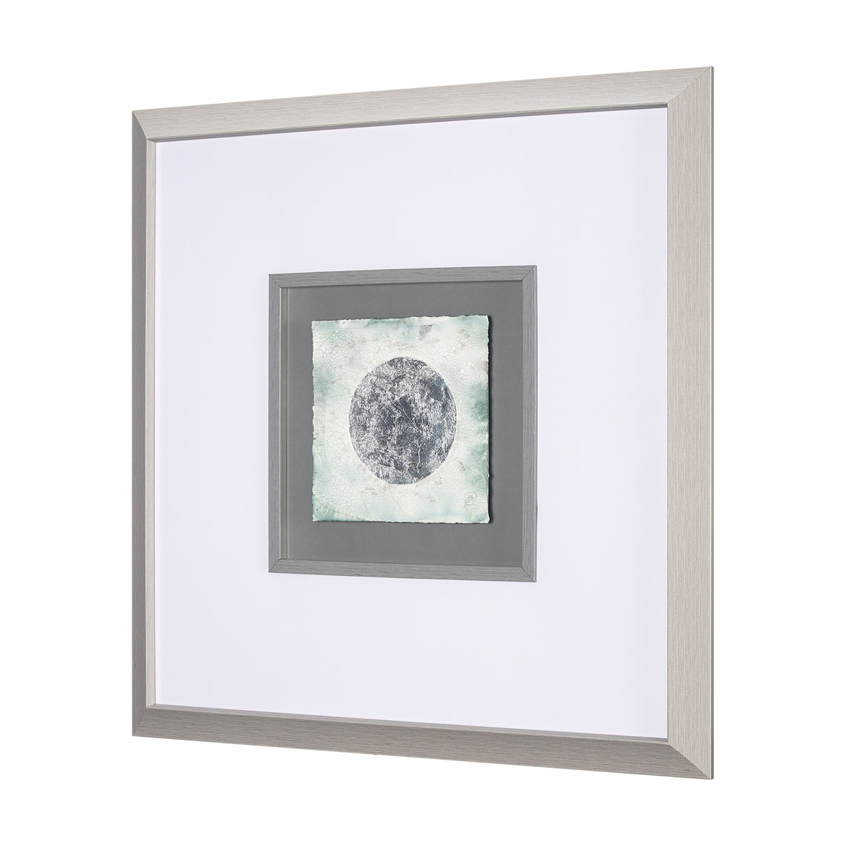 Platinum Moona by Studio M a handmade Original Framed Artwork under Glass from Mercana - Luna Furniture