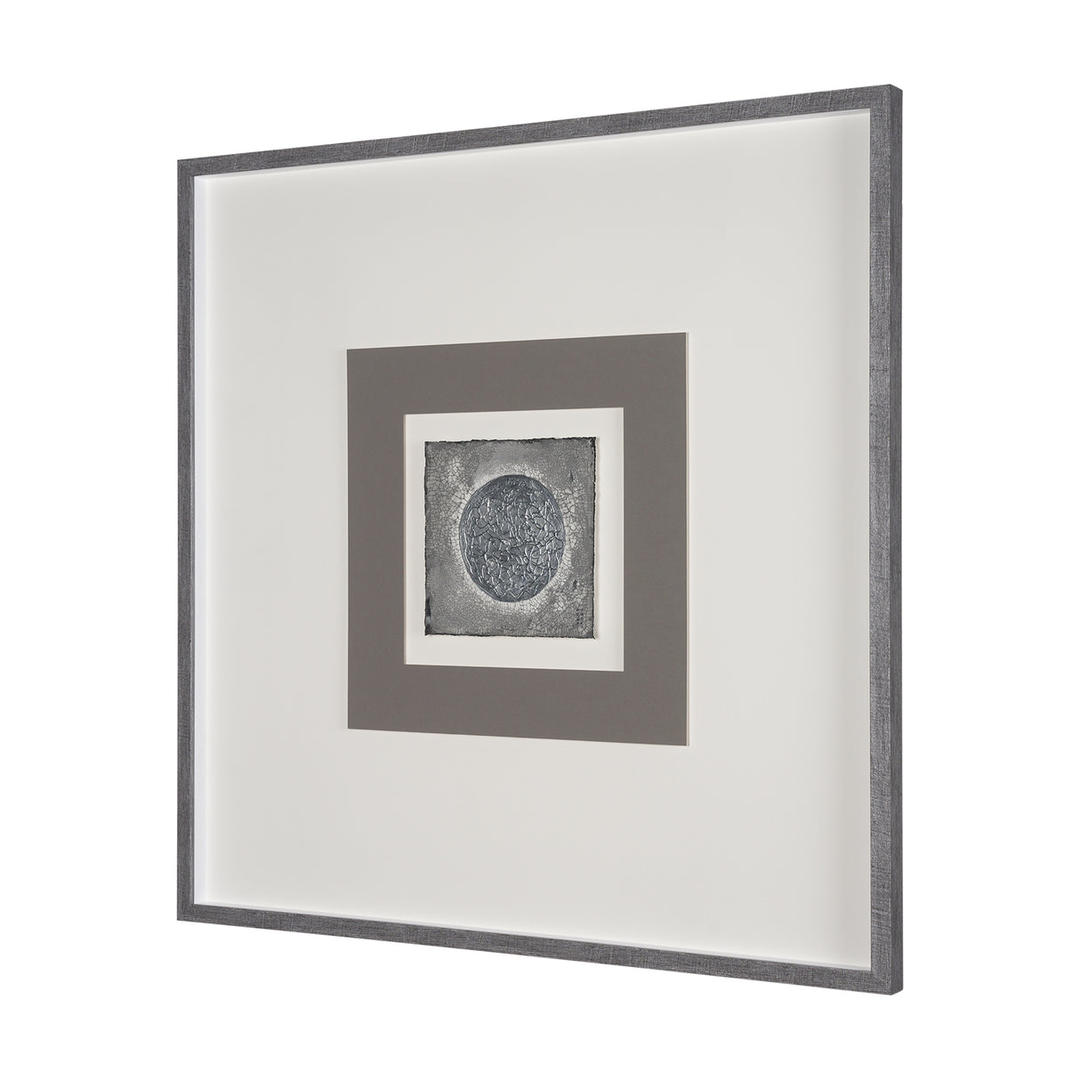 White Moon by Studio M a handmade Original Framed Artwork under Glass from Mercana - Luna Furniture