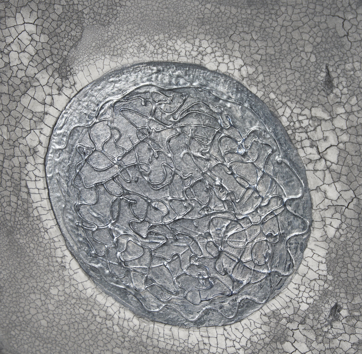 White Moon by Studio M a handmade Original Framed Artwork under Glass from Mercana - Luna Furniture
