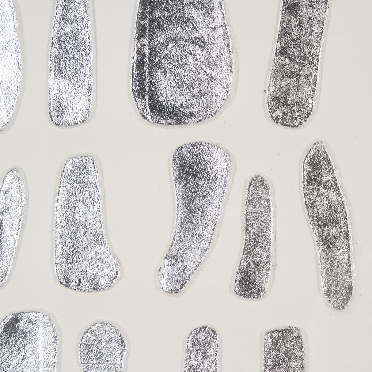 Silver Pebbles by Studio M a handmade Original Framed Artwork under Glass from Mercana - Luna Furniture