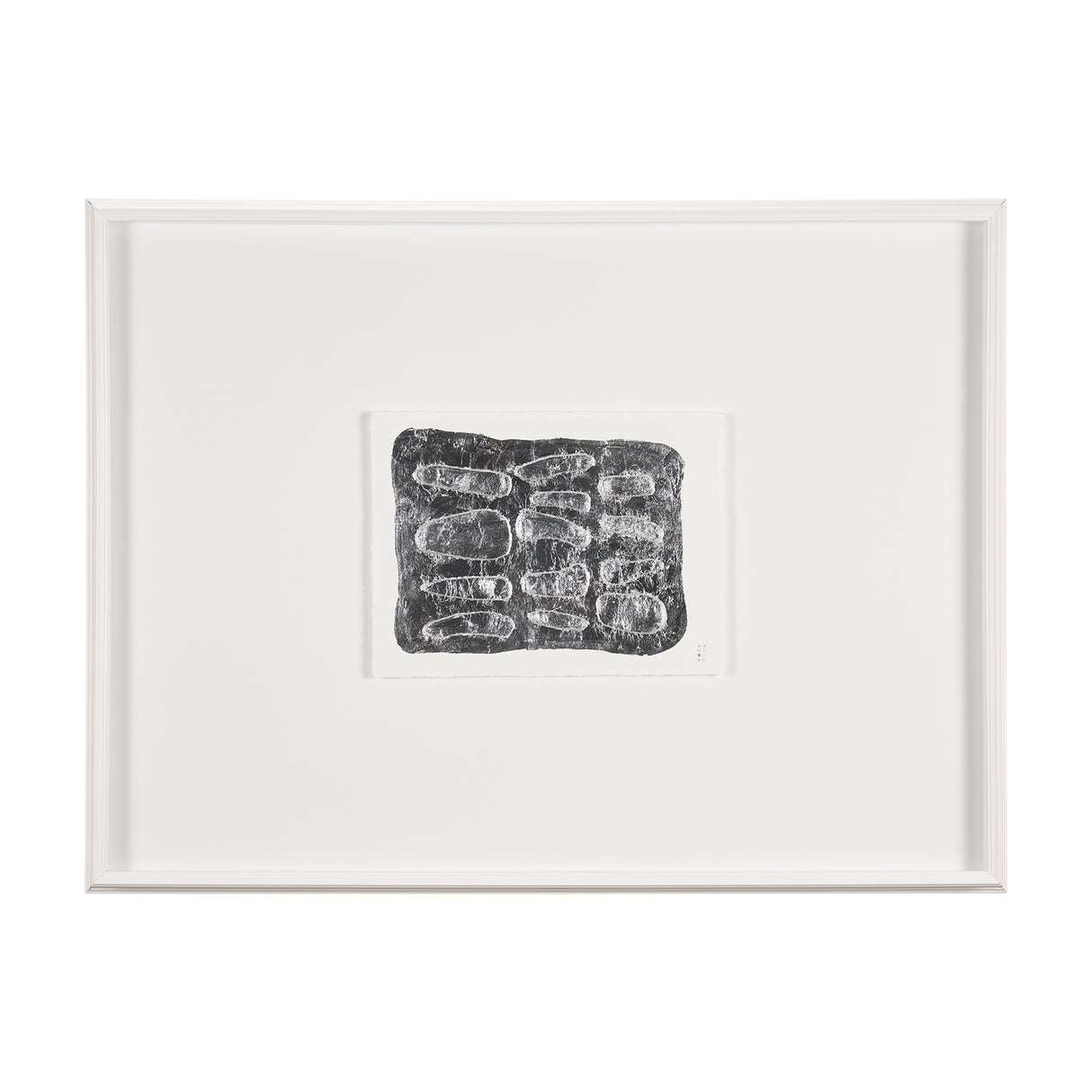 Pebble Patch by Studio M a handmade Original Framed Artwork under Glass from Mercana - Luna Furniture